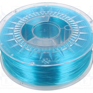 Filamento: Pet-G, : 1,75mm, Azul,Transparente, 22.