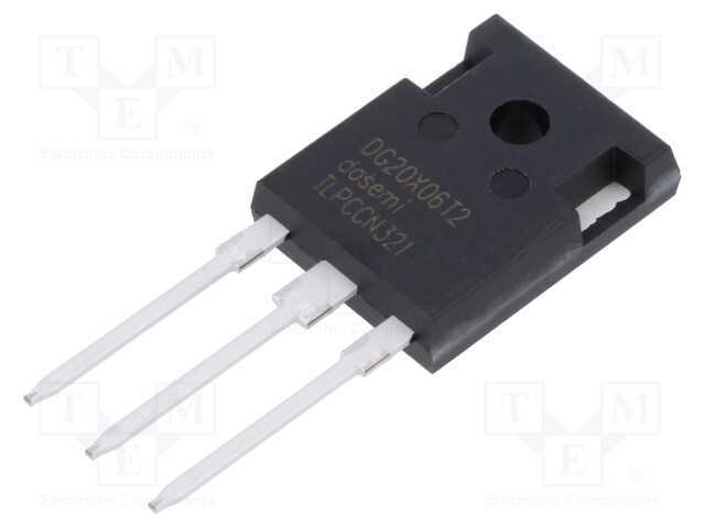 Transístor: Igbt, 600v, 29a, 166w, To247