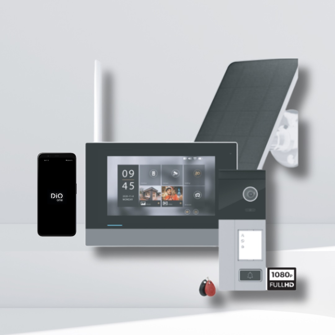 Videoporteiro Sem Fios com Monitor Tátil Wifi de 7