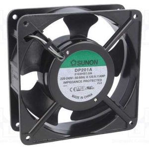 Ventilador: Ac. Transversal. 230vac. 120x120x38mm.