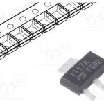 LD1117ASTR IC: Estabilizador de tensão; LDO,linear,regulado; 1,25÷15V; 1A