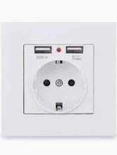 Kit Tomada Elétrica de Encastrar com Caixa