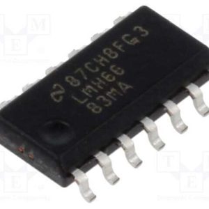 Ic: Amplificador Operacional, 190mhz, Ch: 3, So14.