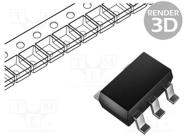 Ic: Pmic, Conversor Dc/Dc, Uent: 3÷5,5vdc, Usai: .