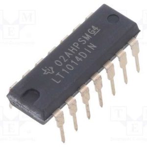 Ic: Amplificador Operacional, 1mhz, Ch: 4, Dip14,.