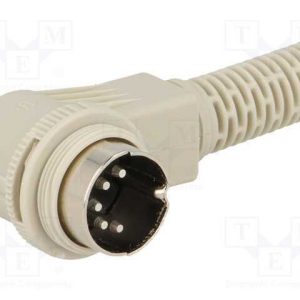 Ficha. Din. Macho. Pin: 5. Sistema: 180. Angulare.