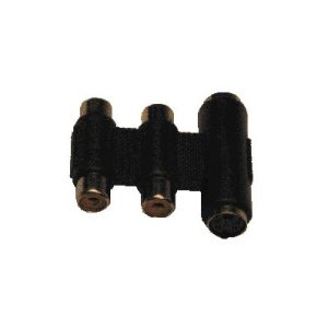 Ficha Rca 2 Svhs Femea para 2 Rca + Svhs Femea