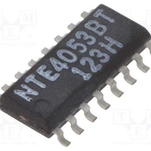 Ic: Comutador Analógico, Multiplexor, So16, 3÷18v.