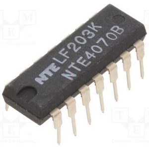 Ic: Digital, Xor, Ch: 4, In: 2, Cmos, Tht, Dip14,.