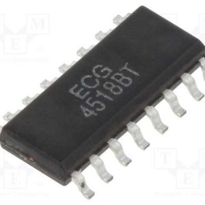 Ic: Digital, Bcd,Contador Crescente, Ch: 2, Cmos,.