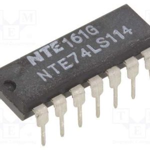 Ic: Digital, Flip-Flop Jk, Ch: 2, Ttl, Tht, Dip14