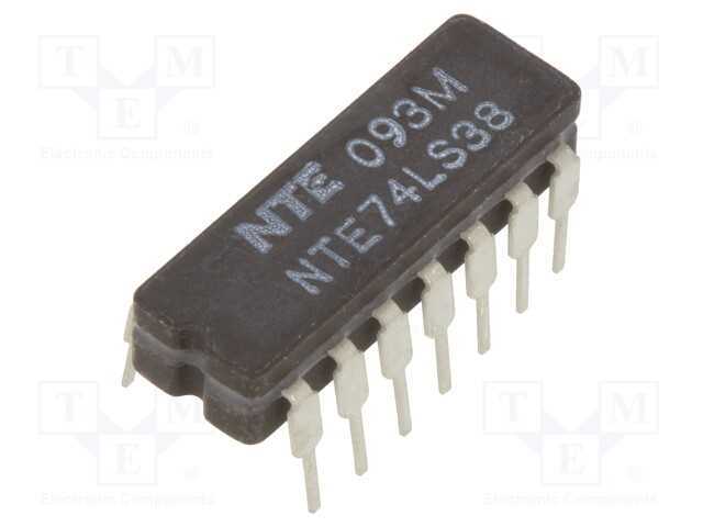 Ic: Digital, Nand, Ch: 4, In: 2, Ttl, Tht, Dip14,.