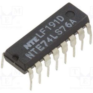 Ic: Digital, Flip-Flop Jk, Ch: 2, Ttl, Tht, Dip16