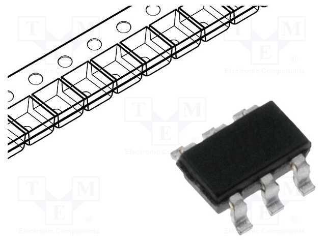 Transístor: N-Mosfet X2, Unipolar, 20v, 0,46a, 0,.