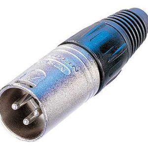 Neutrik Nc3mx Conector Xlr Preto, Prateado