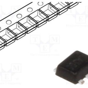 Transístor: N-Mosfet X2, Unipolar, 20v, 0,54a, 0,.