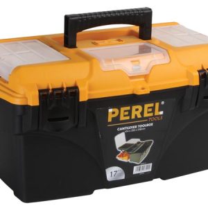 Mala de Plástico Cantilever 17" P/ Ferramentas