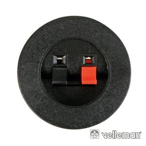 LSC1 Ficha redonda para coluna c/terminais - diam. 75mm