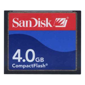 CF4GB Cartão compact flash 4 Gb