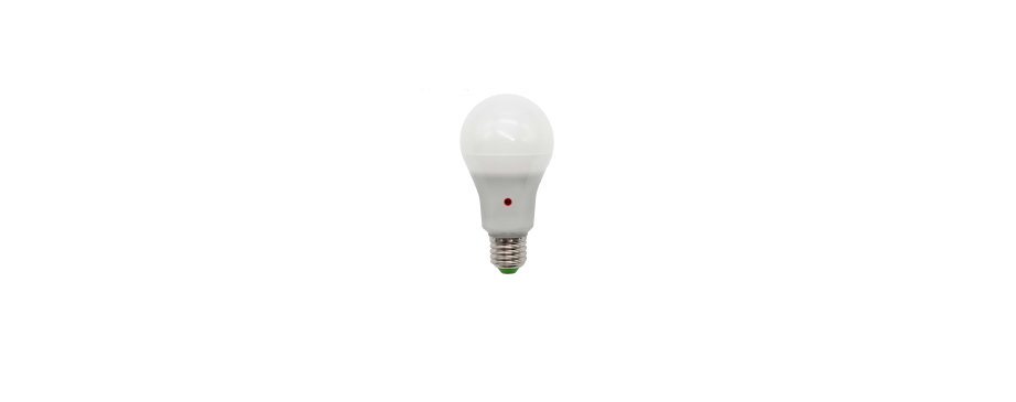 17982 Lâmpada LED E27 A65 12w 3000k C/ Sensor Micro Ondas e Crepuscular