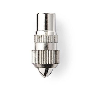 Conector Iec (Coaxial)  Macho  75 Ohm  Roscado.