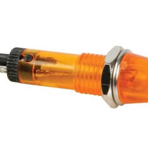 8mm Indicador/Sinalizador de Painel 220v Âmbar