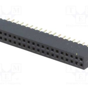 Tomada, Pinos, Fêmea, Pin: 40, Simples, 1,27mm, T.