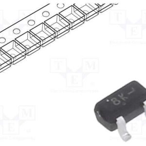 Transístor: Npn, Bipolar, Brt, 50v, 0,1a, 0,2w, S.