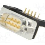 D-Sub, Pin: 9, Tomada, Macho, para Painel,Para Pc.