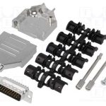 D-Sub Hd, Pin: 26, Ficha, Macho, Solda, com Cabo,.