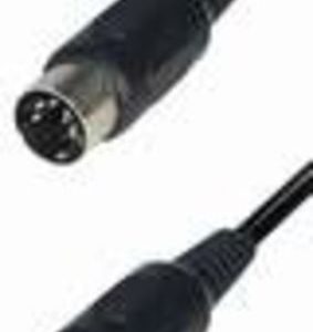 Cabo Din 5 Pinos 180º Para Din 5 Pinos 180º 2.5m