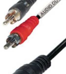 Conexion 2 Rca Macho a Din Hembra 5 Pines