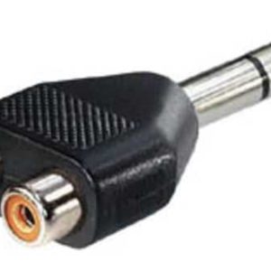 Adaptador 6,3 Estereo Macho - 2rca Femea
