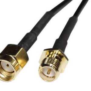 Cabo de Antena Wlan Sma Fêmea Sma Macho Dourado