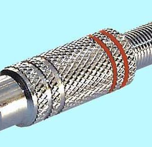 Rca H Cabo de Metal Rojo 6mm