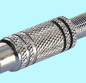 Cabo Preto Rca H Metal 6mm