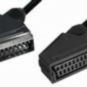 Scart Conexão Macho Fêmea 5 Metros