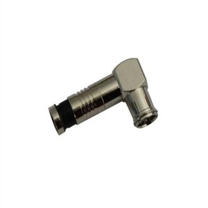 Conetores Compressão Rg6 Curva - Daxis