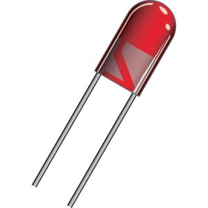 Led Díodo 5mm Vermelho 1.9-2.3v