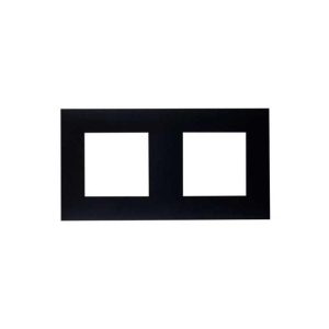 Espelho Duplo Preto Mate