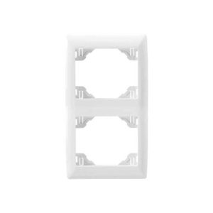 Espelho Duplo Vertical Branco