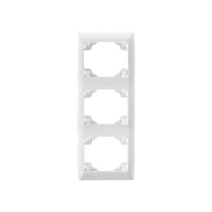 Espelho Triplo Vertical Branco