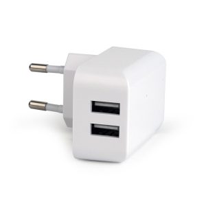 Carregador Universal 2x Usb 2.1a Branco - Gembird