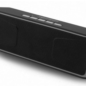 Coluna Bluetooth Portátil 2x3w Usb/Fm/Sd Preto-Cin