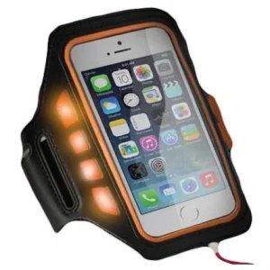 Pulseira LED para Prática Desportiva Ksix 4" Preto