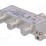 Divisor, Roscado, 1000mhz, Ent: F Fêmea, Sai: F F.