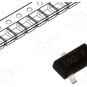 Transístor: P-Mosfet, Unipolar, -30v, -2a, 0,5w, .