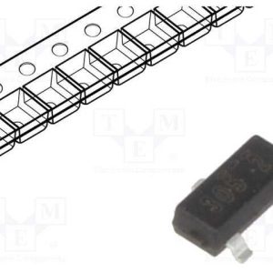 Transístor: N-Mosfet, Unipolar, 20v, 0,9a, 0,35w,.
