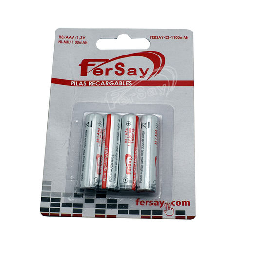 Pila R3 Recargable 1h Duracion Fersay,20-Blister