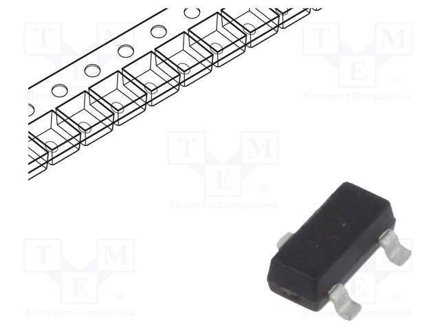 Transístor: Pnp, Bipolar, 70v, 1,5a, 625mw, Sot23